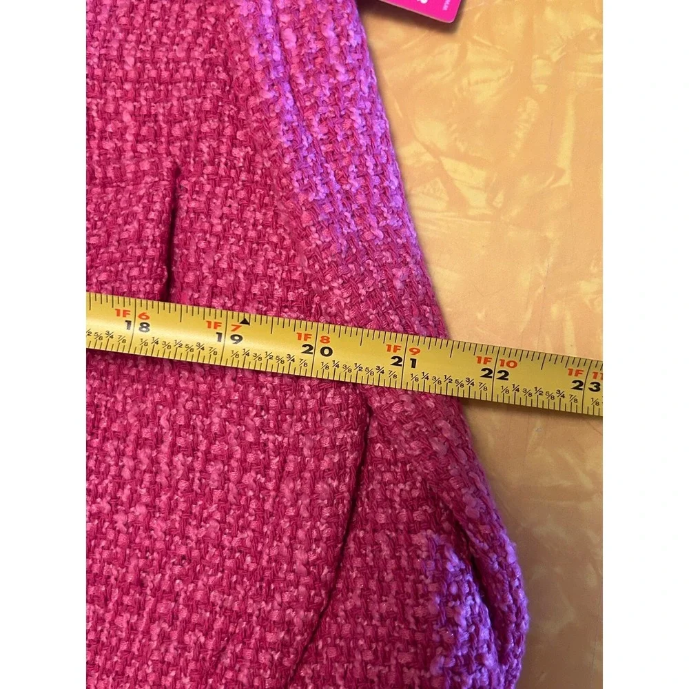 Hot Pink Short Shorts Tweed Women's Medium Preppy Classic NWT
